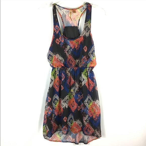 Eyeshadow Dresses & Skirts - Eyeshadow Aztec Racer Back Dress
